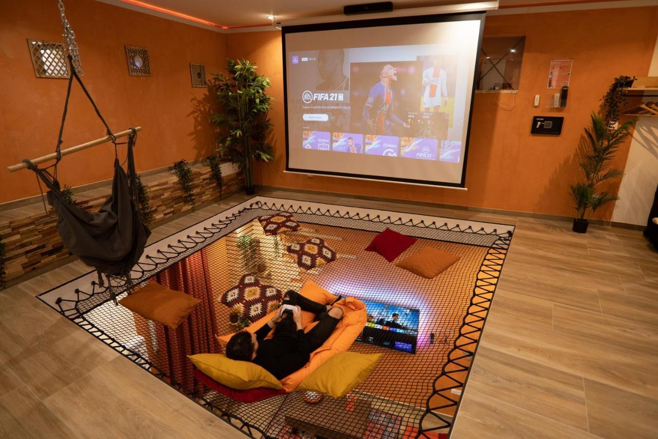 Capsule Marrakech I Chicha I Sauna I Balneo I Console Ps5 I Cinema Trith-Saint-Leger エクステリア 写真